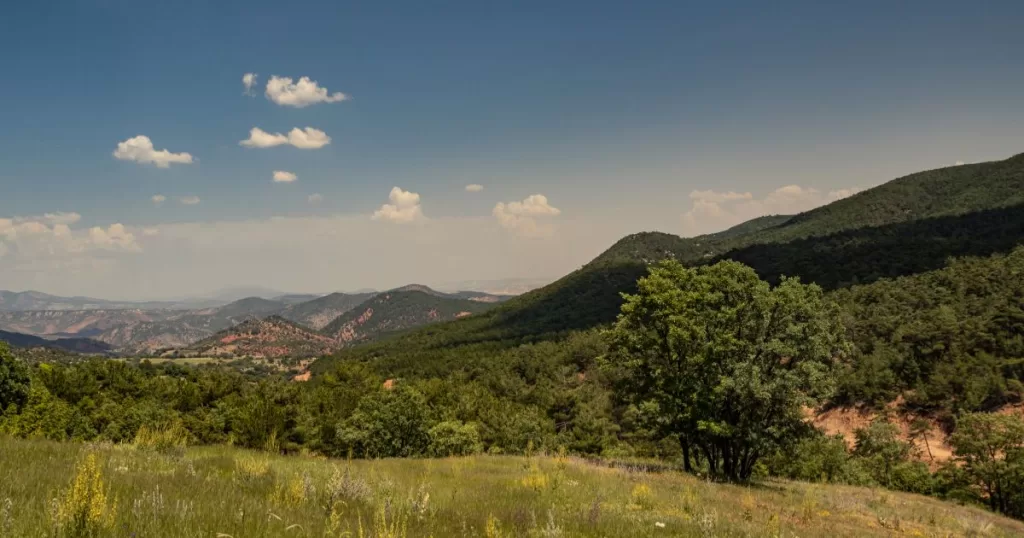 Aravalli Range Hills: History, Peaks, and Controversies Panoramic view of Aravalli Hills Range during noon