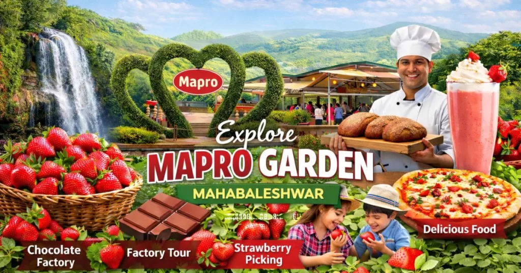 Mapro Garden Mahabaleshwar | Entry Fees, Timings, Freebies Mapro Garden in Mahabaleshwar: Best time to visit, Strawberry Festival, timings, fees, free entry, contact information